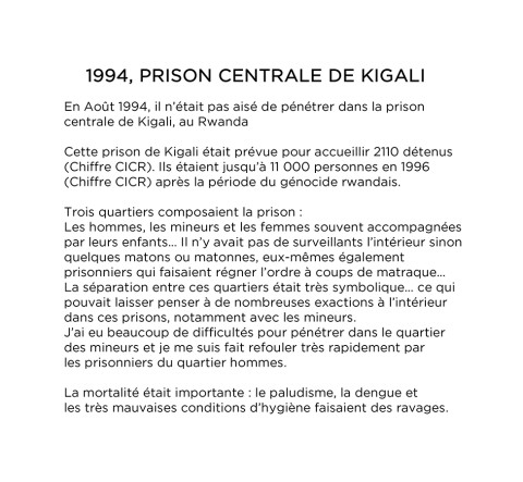 texte prison centrale de Kigali